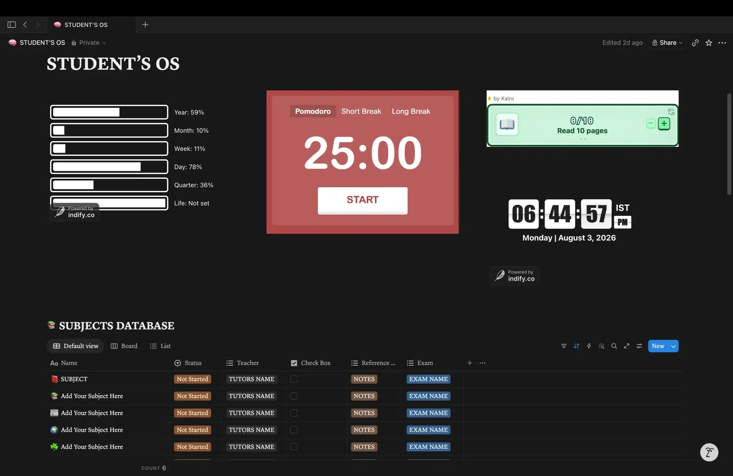 Deep Work Timer